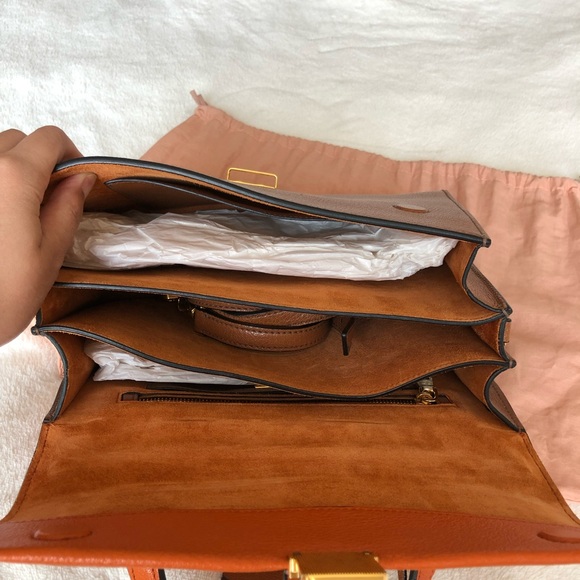 Miu Miu Orange and Brown Women's Bag - Picture 4 of 6
